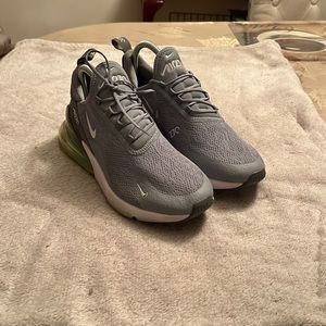 Nike Air Max 270 Obsidian Mist Gray Sneakers Women's Size US 9.5